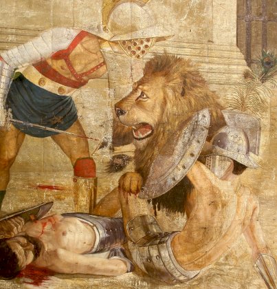 Barbary_Lion_in_colosseum_of_Rome.jpg