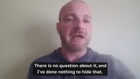 White nationalist Christopher Cantwell tears up at thought of being arrested after Charlottesville.mp4