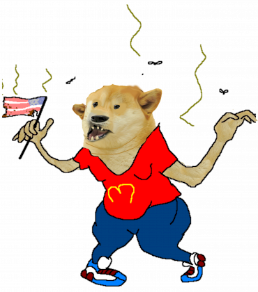 [OC] (nm) doge amerimutt american usa america 56 dog original walking tow feet.png