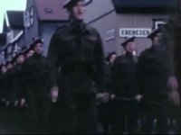 The Lovat Scouts and 12. Cameronians -Scottish Rifles- marching in Tórshavn Faroe Islands during WW2.mp4