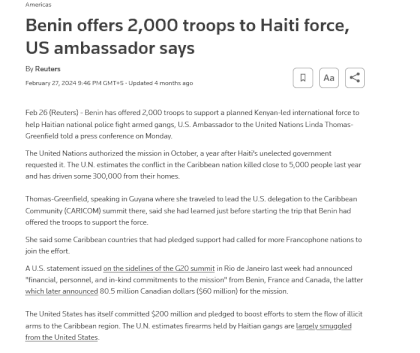 Screenshot 2024-06-25 at 15-56-13 Benin offers 2 000 troops to Haiti force US ambassador says Reuters.png