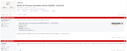 Screenshot 2023-01-30 at 12-43-34 Amazon.ca Game of Thrones Complete Series 4kUHD - $162.99 - RedFlagDeals.com Forums.png