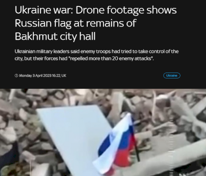 Screenshot 2023-04-08 at 09-44-56 Ukraine war Drone footage shows Russian flag at remains of Bakhmut city hall.png
