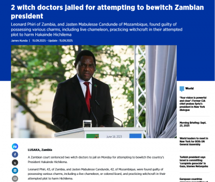Screenshot 2025-09-23 at 15-36-36 2 witch doctors jailed for attempting to bewitch Zambian president.png