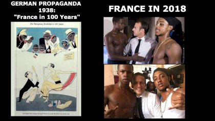 r:britishnationalism meme france macron black immigration europe 4chan int france in 100 years.jpeg