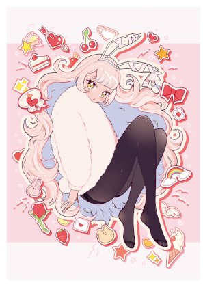 yande.re 980801 animal_ears bunny_ears digital_version kisaragi_yuu pantyhose.jpg