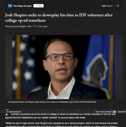 Screenshot 2024-08-03 at 13-28-43 Josh Shapiro seeks to downplay his time as IDF volunteer after college op-ed resurfaces.png