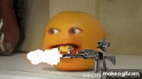 Annoying organge with gun.gif