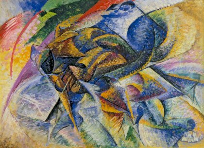 Umberto_Boccioni,_1913,_Dynamism_of_a_Cyclist_(Dinamismo_di_un_ciclista),_oil_on_canvas,_70_x_95_cm,_Gianni_Mattioli_Collection,_on_long-term_loan_to_the_Peggy_Guggenheim_Collection,_Venice.jpg