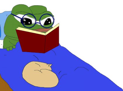 apu reading book in bed with sleeping cat.jpg