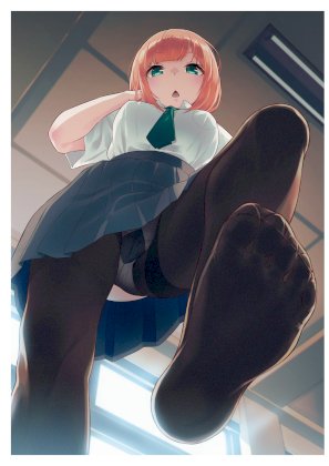 yande.re 980762 40hara cameltoe digital_version feet pantsu pantyhose seifuku skirt_lift.jpg
