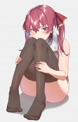yande.re 952087 feet heterochromia hololive houshou_marine reulem thighhighs.jpg