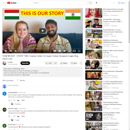 HOW WE MET - STORY TIME _ Counter Strike 1.6 Couple _ Indian-European Couple Vlog 2023 _ LDR - YouTube.png