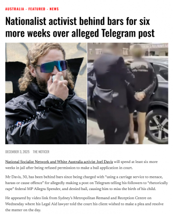 Screenshot 2025-12-03 at 22-18-26 Joel Davis behind bars for six more weeks over Telegram post.png