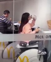 In China, you can now workout while eating fast food in McDonald's.mp4