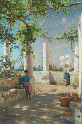Peder_Mønsted_-_Sommerdag_ved_en_italiensk_pergola_-_1890.png