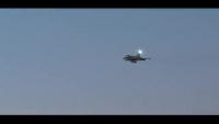 Saab JAS 39 Gripen taking off with afterburner. [irJll230E5M].mp4