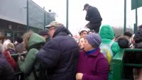 ukrainians rush for shopping in poland.webm